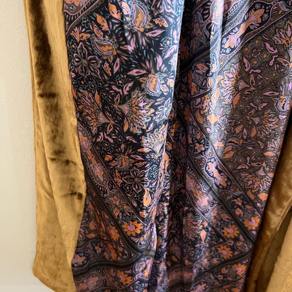 RARE* free people sienna crushed velvet duster - Picture 9 of 13